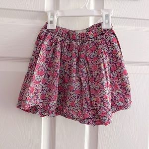 Peek Kids girls liberty print cotton skirt size 4/5